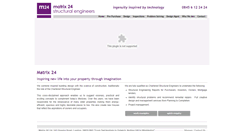 Desktop Screenshot of matrix24.co.uk