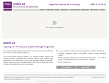 Tablet Screenshot of matrix24.co.uk